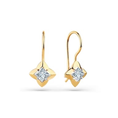 Серьги из золота 585 с  фианит