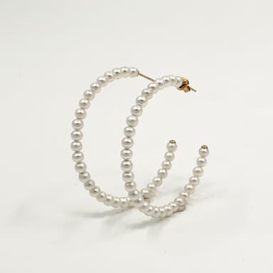 Серьги из золота 585 с жемчугом