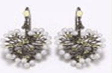 Серьги из серебра 925 с жемчугом