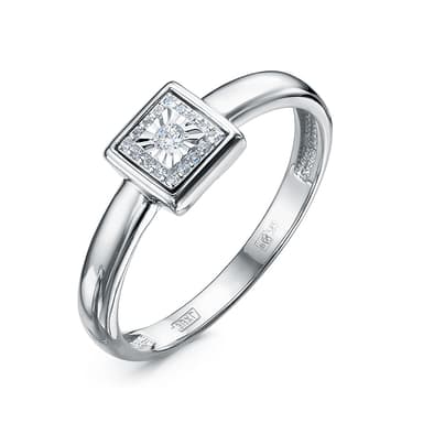 Кольцо из золота 585 с бриллиантом