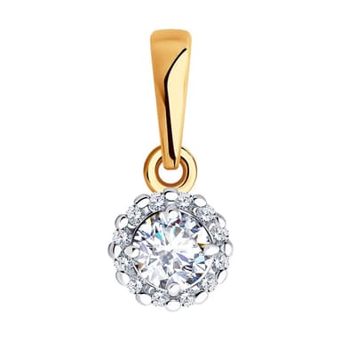 Подвеска из Золота 585 с фианитами