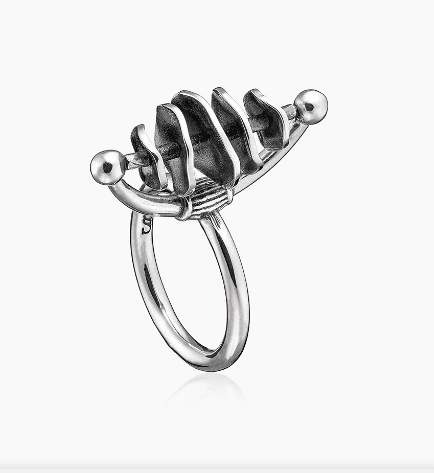 Кольцо из серебра 925 с  без вставки