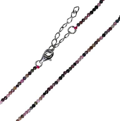 Браслет декоративный из серебра 925 с турмалинами