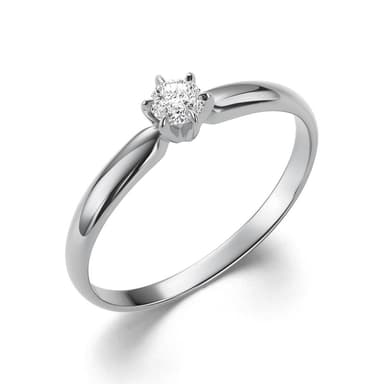 Кольцо из золота 585 с бриллиантами