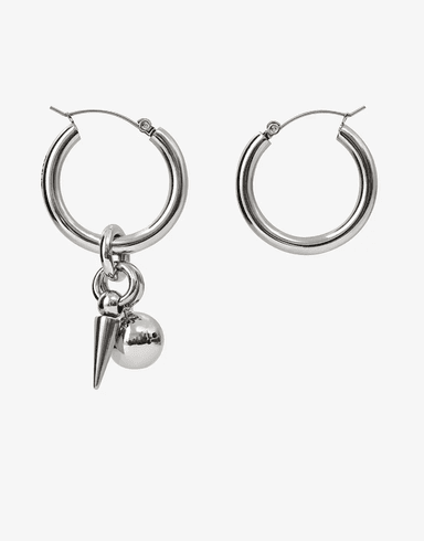 Серьги из стали без вставки