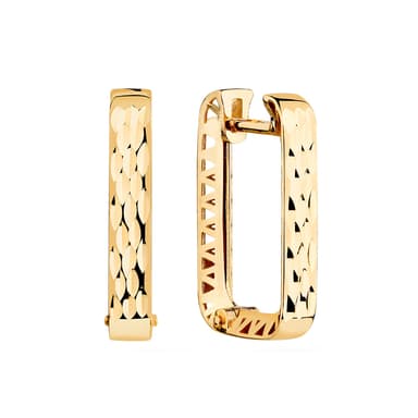 Серьги из золота без вставки