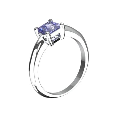 Кольцо из серебра 925 с кубическим цирконием