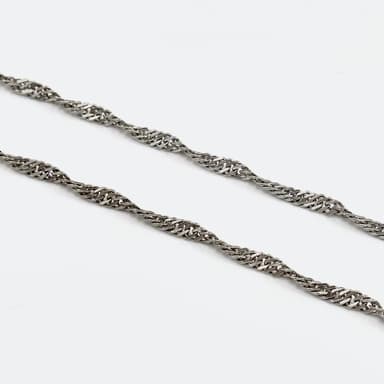 Цепь полновесная из серебра 925 без вставки