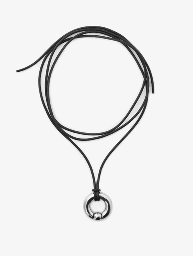 Колье из стали без вставки