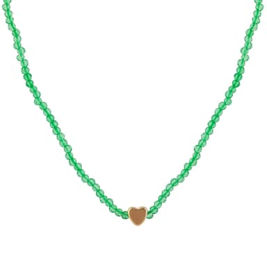 Колье из стали с шпинелью