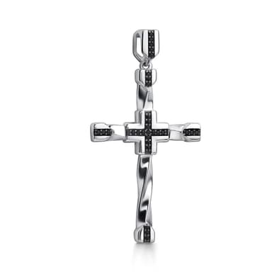 Подвеска из серебра 925 с фианитами