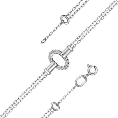 Браслет декоративный из золота 585 с бриллиантом