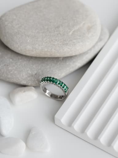 Кольцо из серебра 925 с фианитами