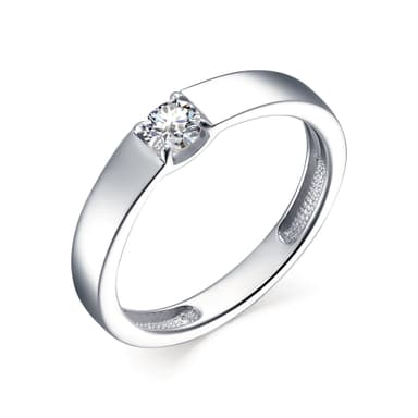 Кольцо из серебра 925 с кубическим цирконием