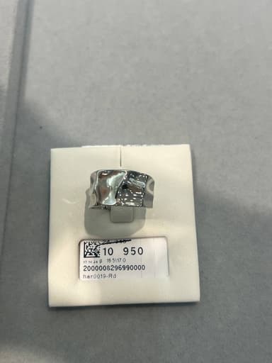 Кольцо из серебра 925 без вставки