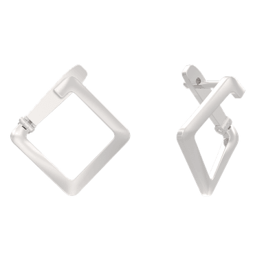 Серьги из серебра 925 без вставки