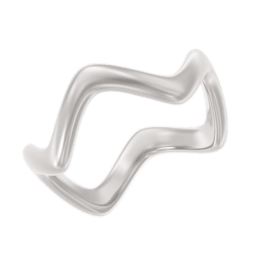 Кольцо из серебра 925 без вставки