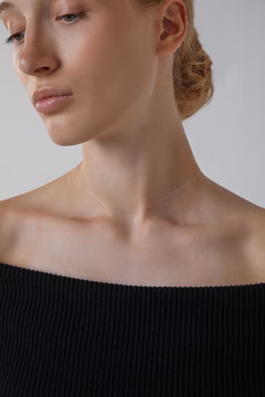 Колье из серебра 925 без вставки