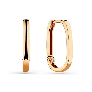 Серьги из золота без вставки