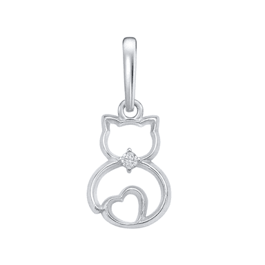 Подвеска из серебра 925 с фианитом