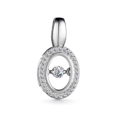 Подвеска из золота 585 с бриллиантом