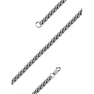 Цепь полновесная из серебра 925 без вставки