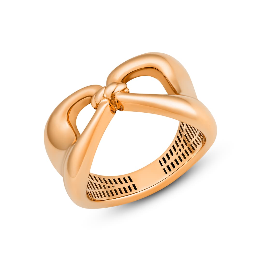 Кольцо из серебра 925 без вставки