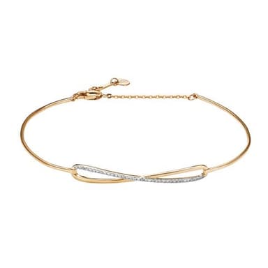 Браслет декоративный из золота 585 с бриллиантами