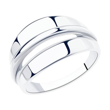 Кольцо из серебра 925 без вставки