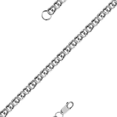 Цепь полновесная из серебра 925 без вставки