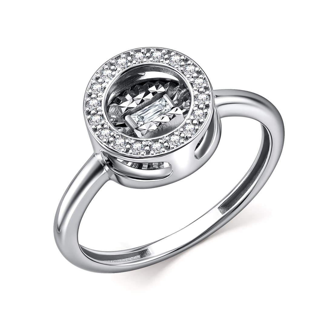 Кольцо из золота 585 с бриллиантами