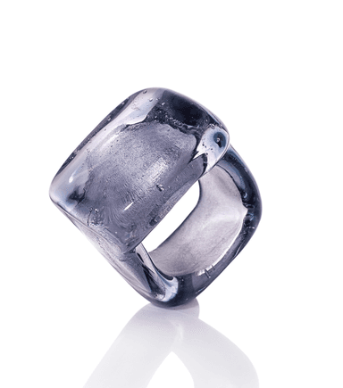 Кольцо с ювелирным стеклом