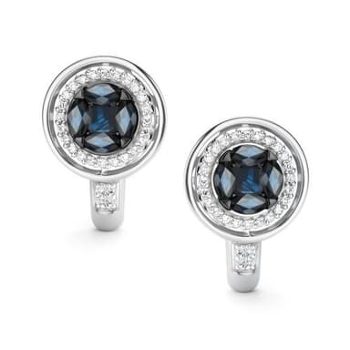 Серьги из золота 585 с сапфиром