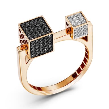 Кольцо из золота 585 с  бриллиантом