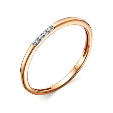 Кольцо из золота 585 с бриллиантами