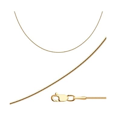 Цепь полновесная из золота 585 без вставки