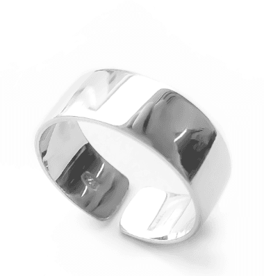 Кольцо из серебра без вставки