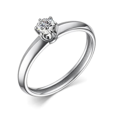 Кольцо из золота 585 с бриллиантами