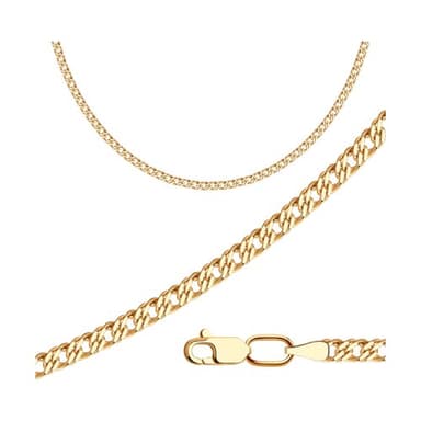 Цепь полновесная из золота 585 без вставки