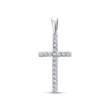 Подвеска из серебра 925 с фианитами