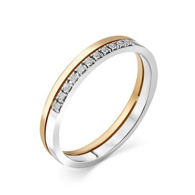 Кольцо из золота 585 с бриллиантами