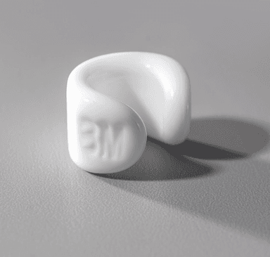 Серьги с ювелирным стеклом