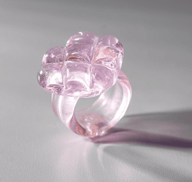 Кольцо с ювелирным стеклом