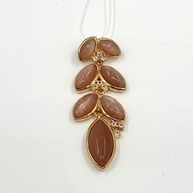 Подвеска из серебра 925 с лунными камнями