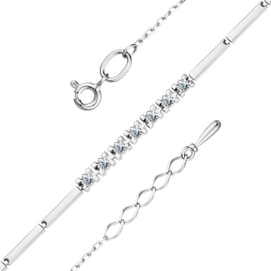 Браслет декоративный из золота 585 с бриллиантами