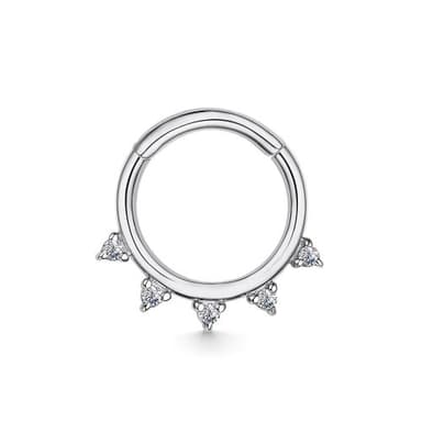 Пирсинг из золота 585 с бриллиантами