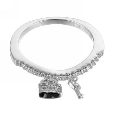 Кольцо из серебра 925 с кубическим цирконием