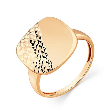 Кольцо из золота без вставки