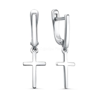 Серьги из серебра 925 без вставки