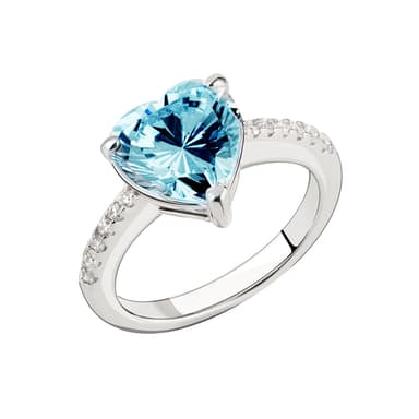 Кольцо из серебра 925 с кубическим цирконием